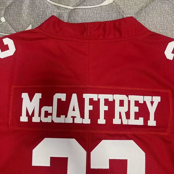 NFL San Francisco 49ers Christian McCaffrey #23 Red Jersey - Picture 9 of 11